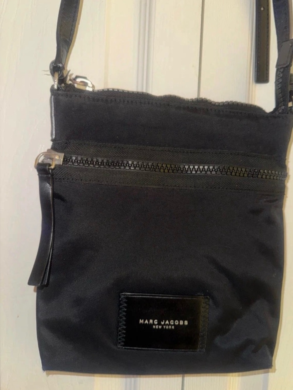 Marc Jacobs Black Crossbody Nylon Shoulder Bag